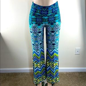 Coco Bianco Side Slit Bell Bottom Palazzo Pants S